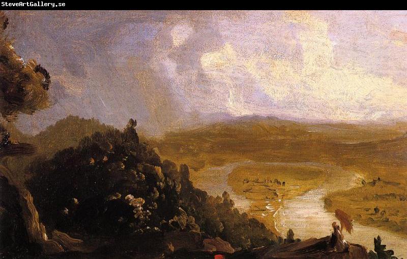 Thomas Cole Sketch for 'View from Mount Holyoke,  Northampton,Massachusetts, after a Thunderstorm